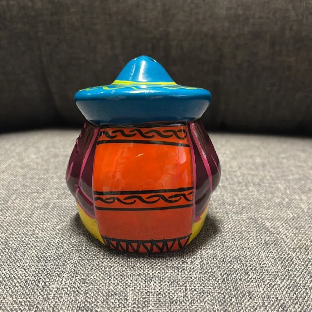 Resting Mexico Sombrero Man Salt Shakers